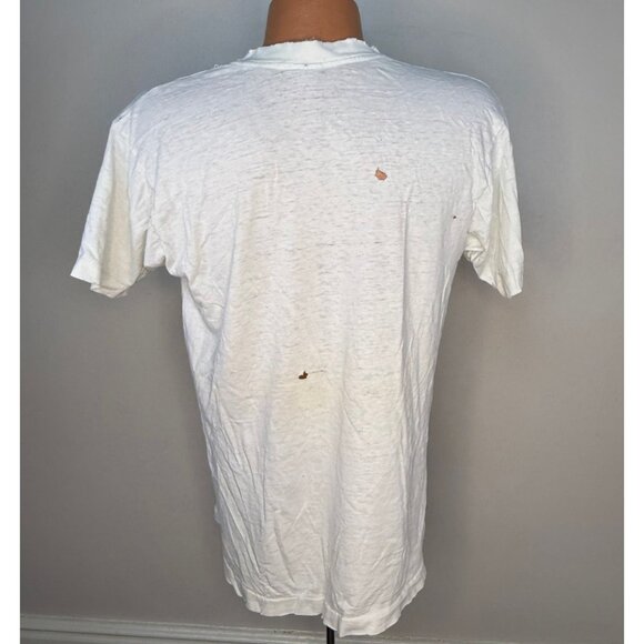 Vintage 1980s John Lennon The Kite T-Shirt, Distressed, Fruit of the Loom Size L - Picture 4 of 14